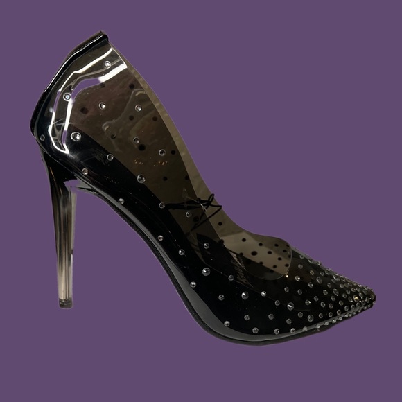BISOU BISOU , Crystal & and acrylic pumps